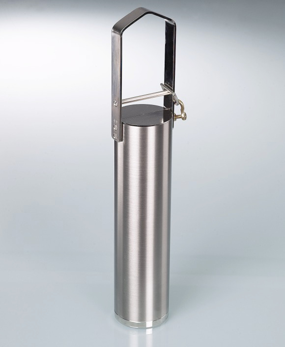 Cylinder til nedsænkning, til flerlags prøver, af messing, 1000 ml, HxØ 427 x 82mm - 1