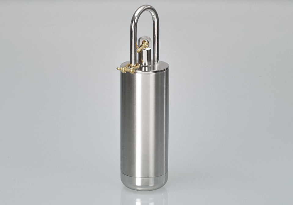 Immersion cylinder Ex, for mineral oil products, in brass, 500 ml, HxØ 300 x 75 mm - 1