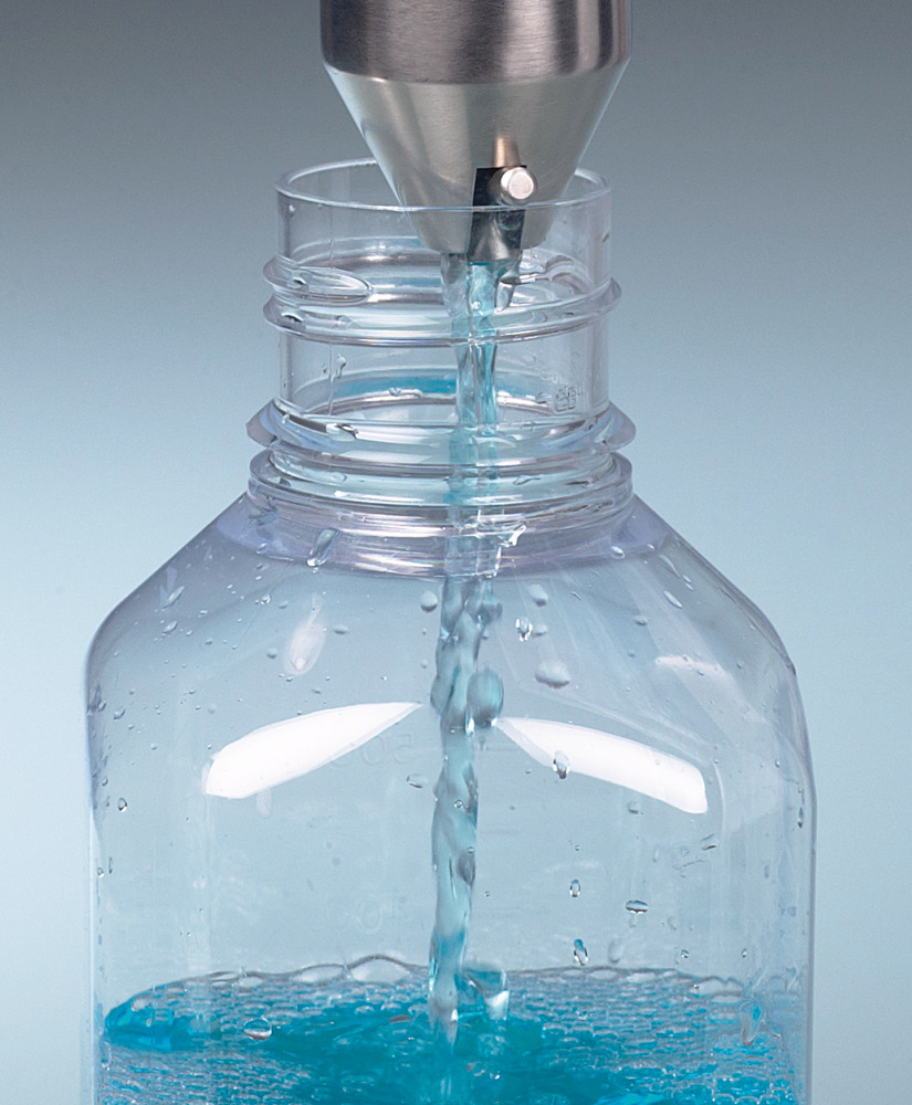 Collecteur de liquide, avec fente de positionnement, en inox V4A, volume de 50 ml - 4
