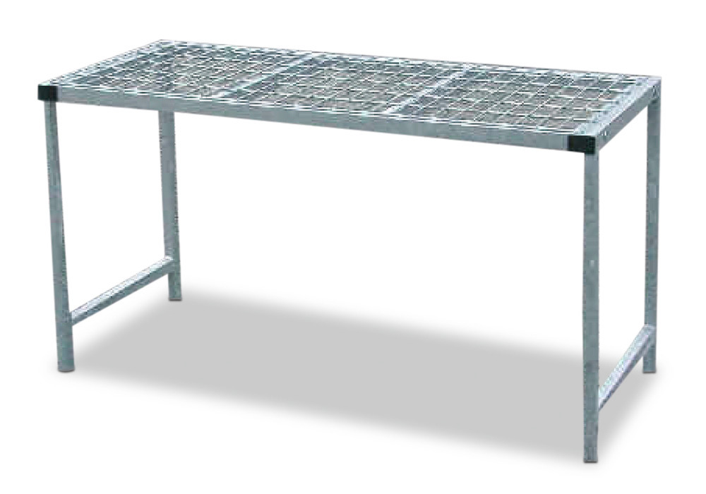 Hylla för gasskåp för 12 x 11 kg gasflaskor, galvaniserat - 1