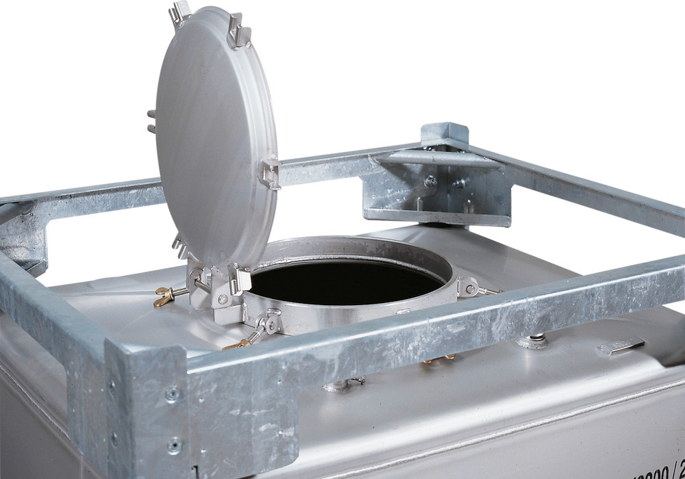 Food-safe IBC container TA in stainless steel 1.4301,PTFE seals - 2