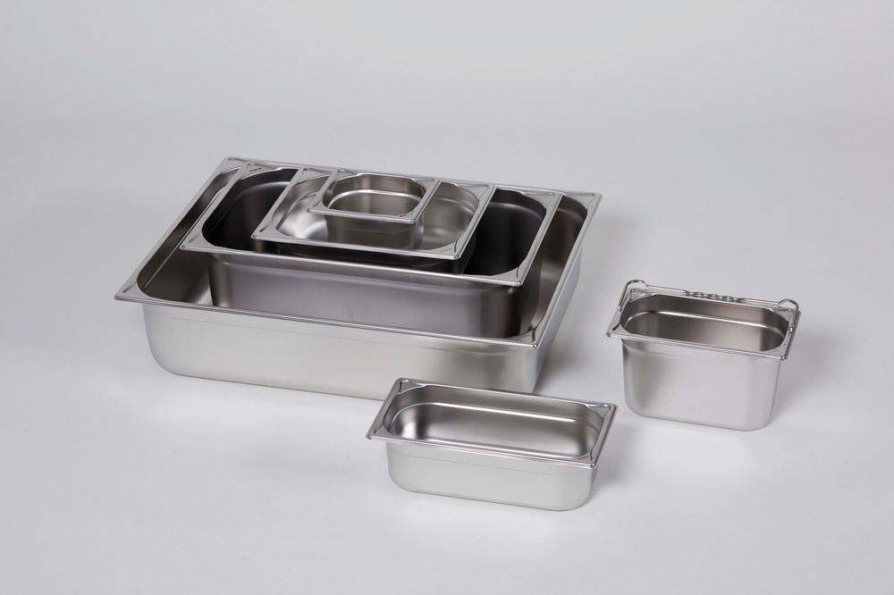 Small container GN 1/1-100, stainless steel, 13.3 litre capacity - 2