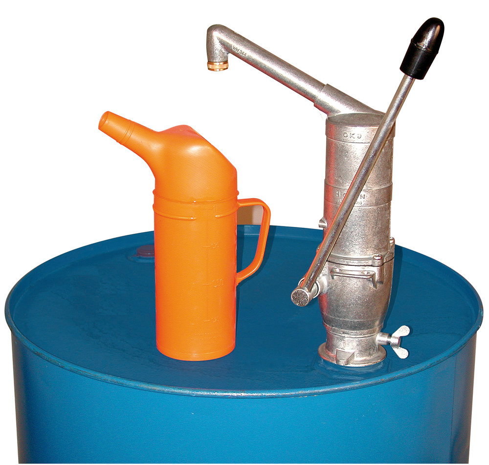 Pompa per fusti per olio in zinco pressofuso inox per olio motore, per comandi idraulici e cambi - 1