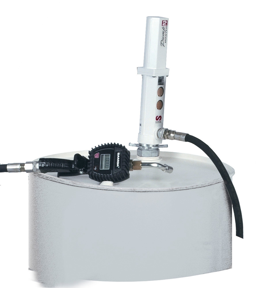 Pompe pneumatique pour huiles DP5 F, pour fûts, débit environ 17 litres/min - 1