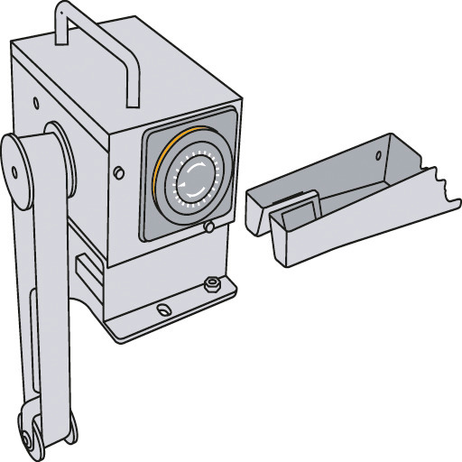 Skimmer de banda, ancho banda 1, profundidad de inmersión 115 mm, con temporizador digital - 11