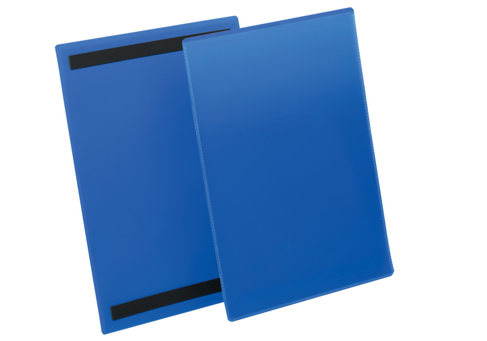 Magnetic marking pocket A4 portrait, pack = 50 pieces, dark blue - 2