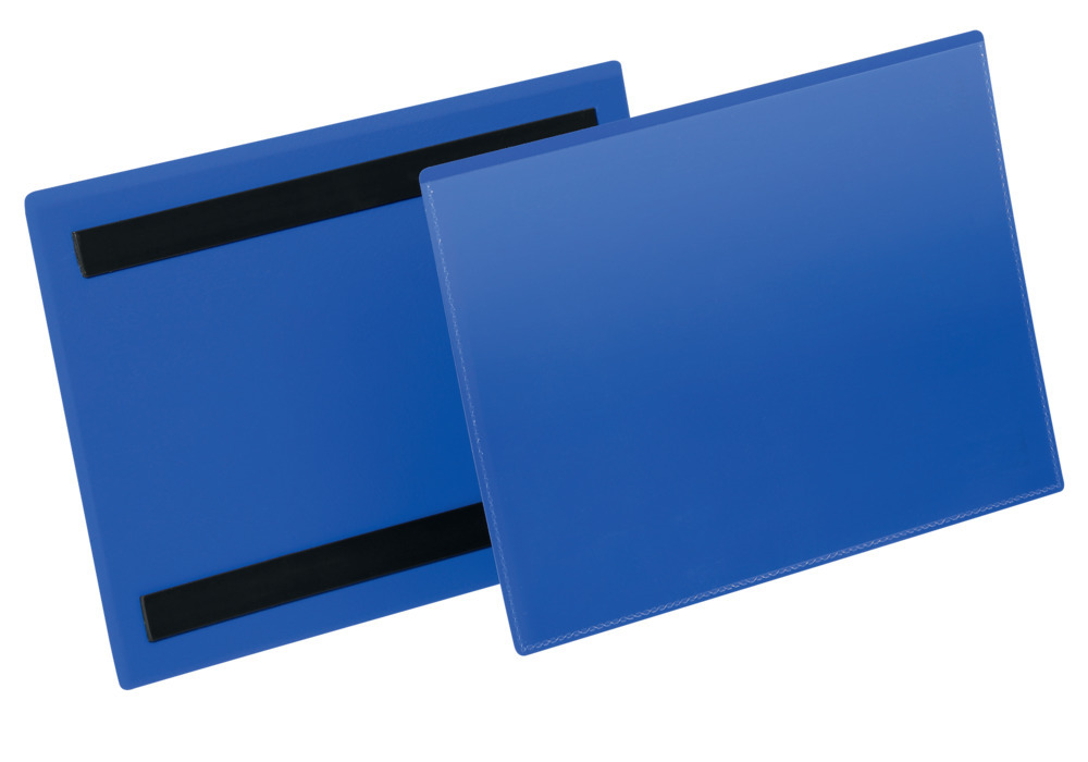 Magnetic marking pocket A5 landscape, pack = 50 pieces, dark blue - 2