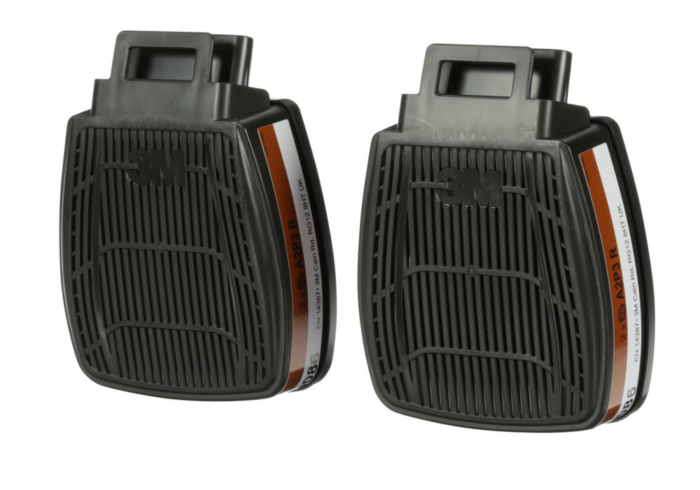 Filtre combiné 3M Secure Click D8095 A2P3 R, pour demi-masques série HF-800, 1 paire - 1