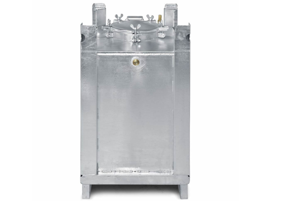 ASF-Behälter, doppelwandig, 280 Liter Volumen, feuerverzinkt - 3