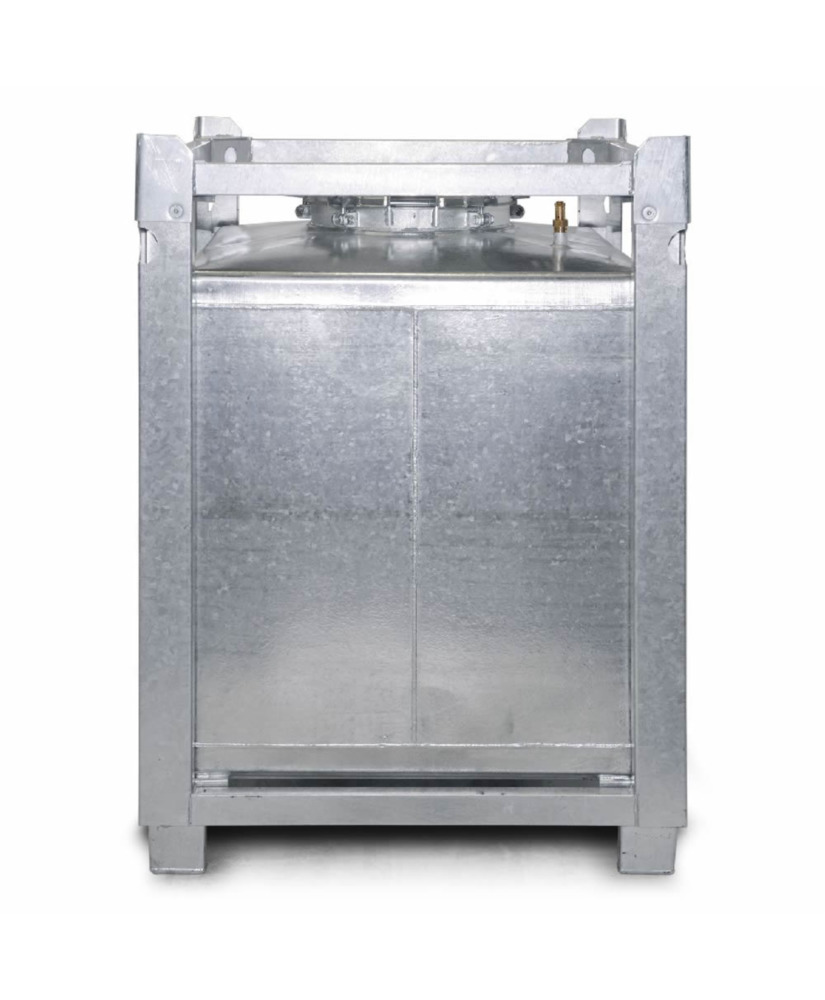 ASF-beholder, enkeltvægget, 1000 liters volumen galvaniseret - 3