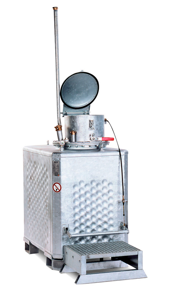 Zbiornik wielofunkcyjny MS-TP-E 900 l, cynkowany, do cieczy o temperaturze zapłonu poniżej 55 °C - 1