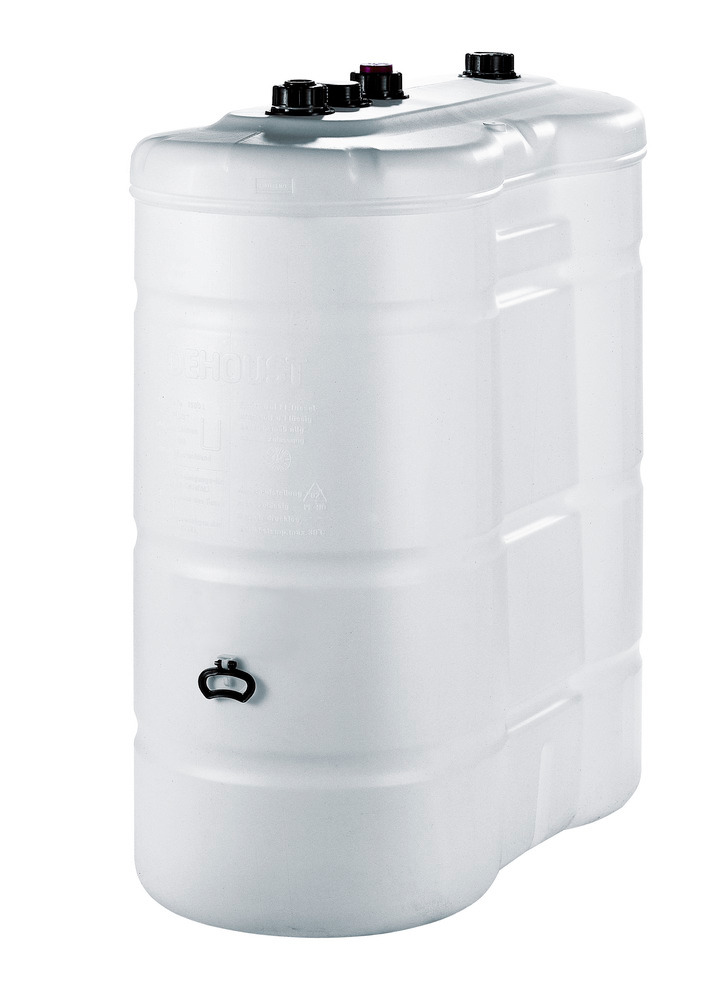 Double Wall Plastic Tank with Level Indicator and Valve,1.100 litre - 1