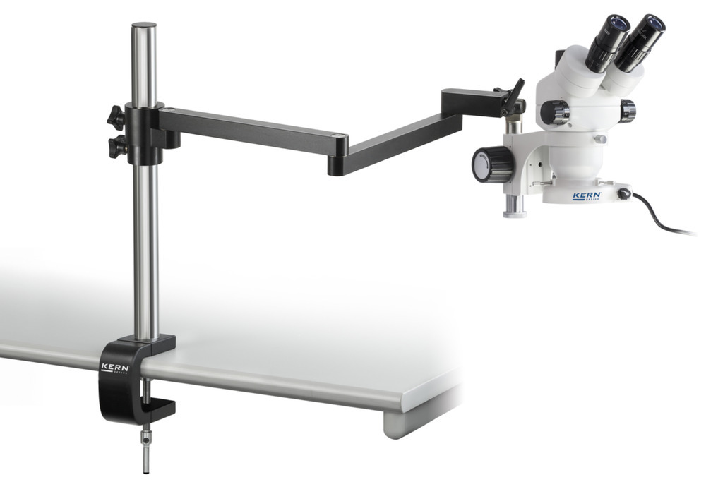 Kit stéréomicroscope KERN Optics OZM 953, tube trinoculaire, objectif 0,7x-4,5x, bras télescopique - 1