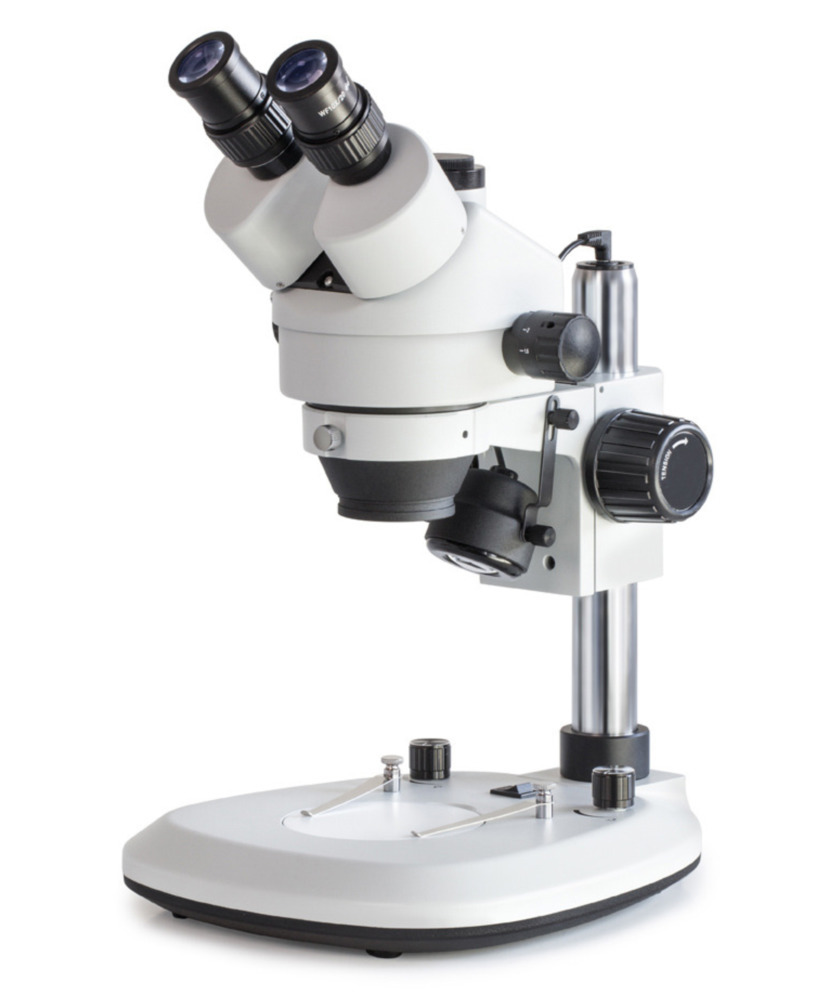 Microscópio estéreo com zoom OZL 464 KERN Optics, tri-ocular, campo visão Ø 28.6 mm-4.4 mm, 3W LED - 1