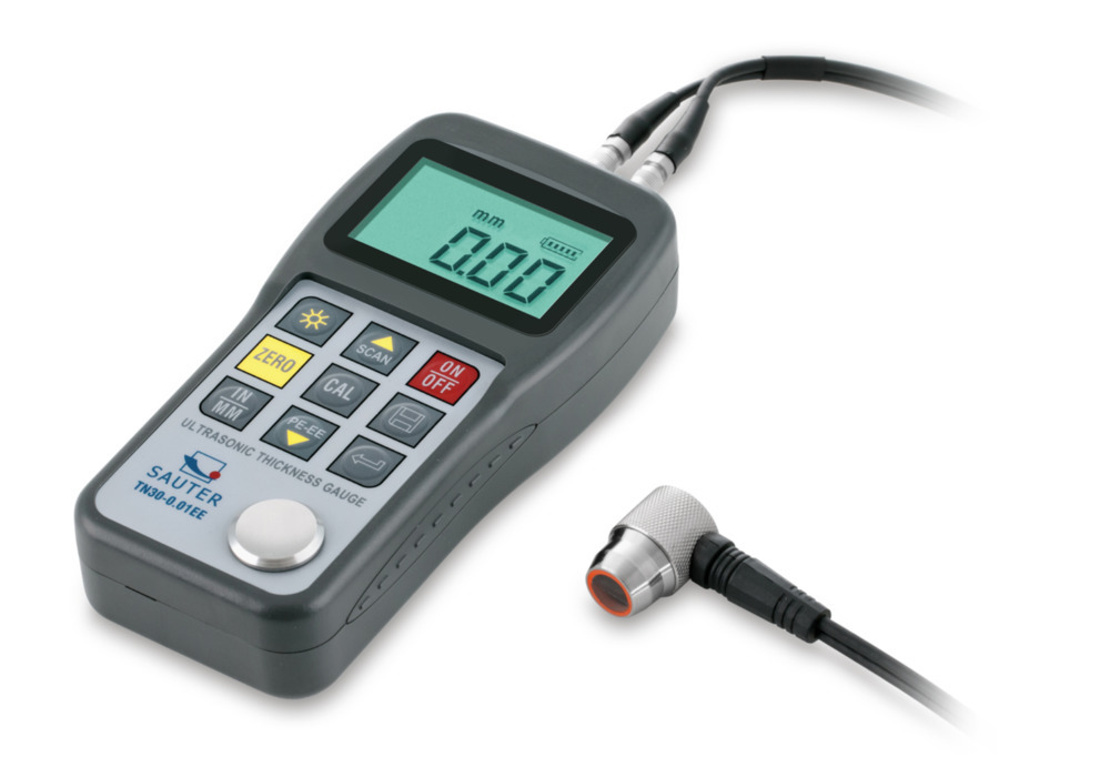Sauter ultraäänipaksuusmittari TN 60-0.01EE, kaiku-kaiku-menetelmä, mittausalue 0,65-600mm - 1