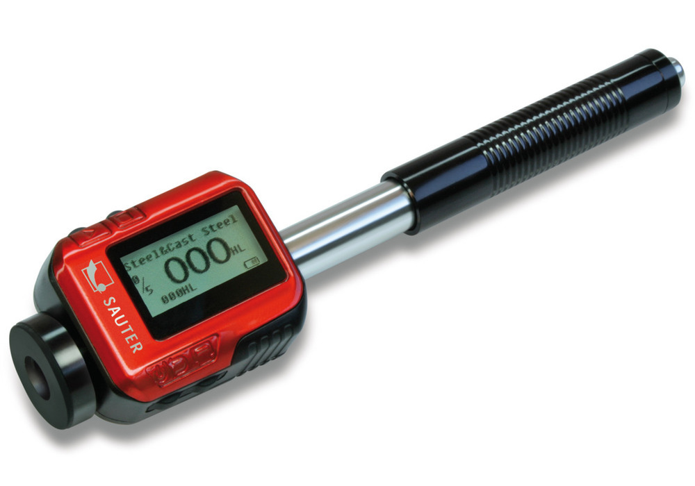 Tester de dureza Sauter HN-D, Leeb, uso con una sola mano, medición 170-960 HL, legibilidad 1 HL - 1
