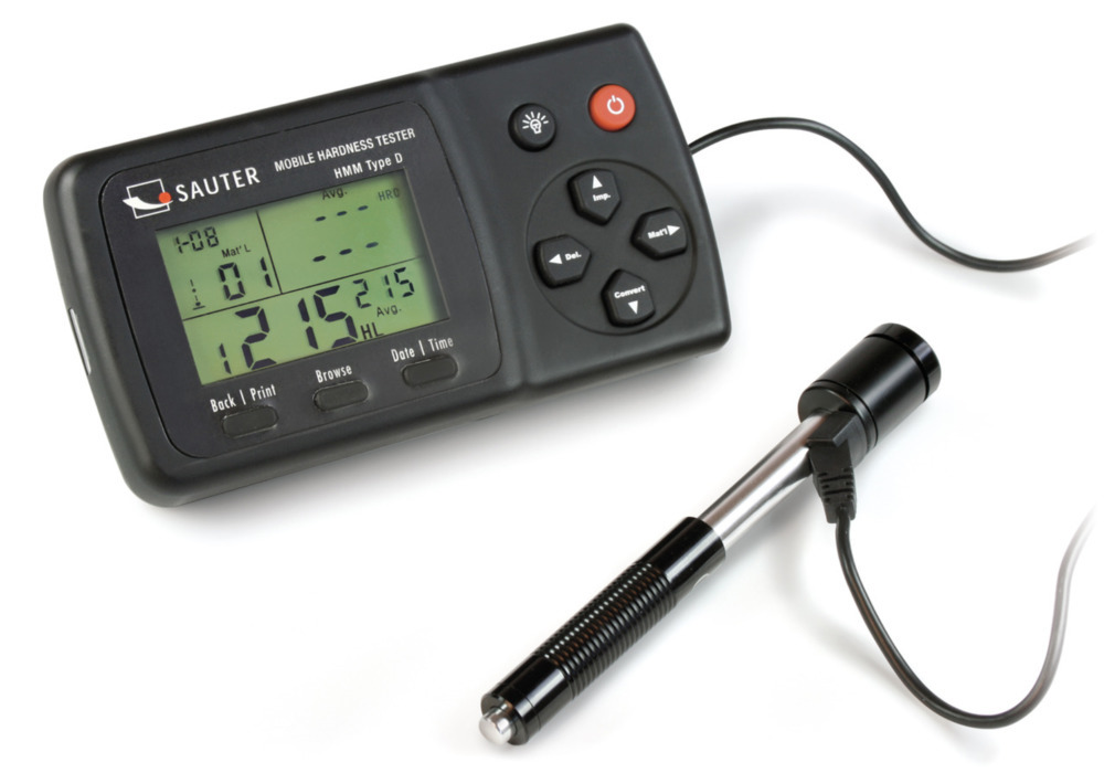 Durómetro Sauter HMM, escala 170 - 960 HL, precisão1 HL, com impressora térmica - 1