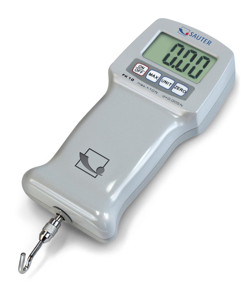 Dinamómetro mecânico Sauter FK10, gamas de medição 10N, legibilidade 0,005 N - 1