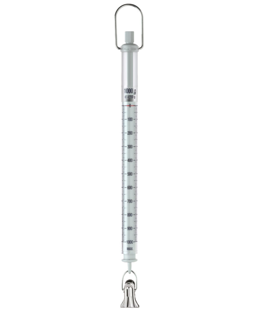Mechaniczna waga sprężynowa Sauter 287-110, maksymalny zakres ważenia 1000g, dokładność odczytu 10 g - 1