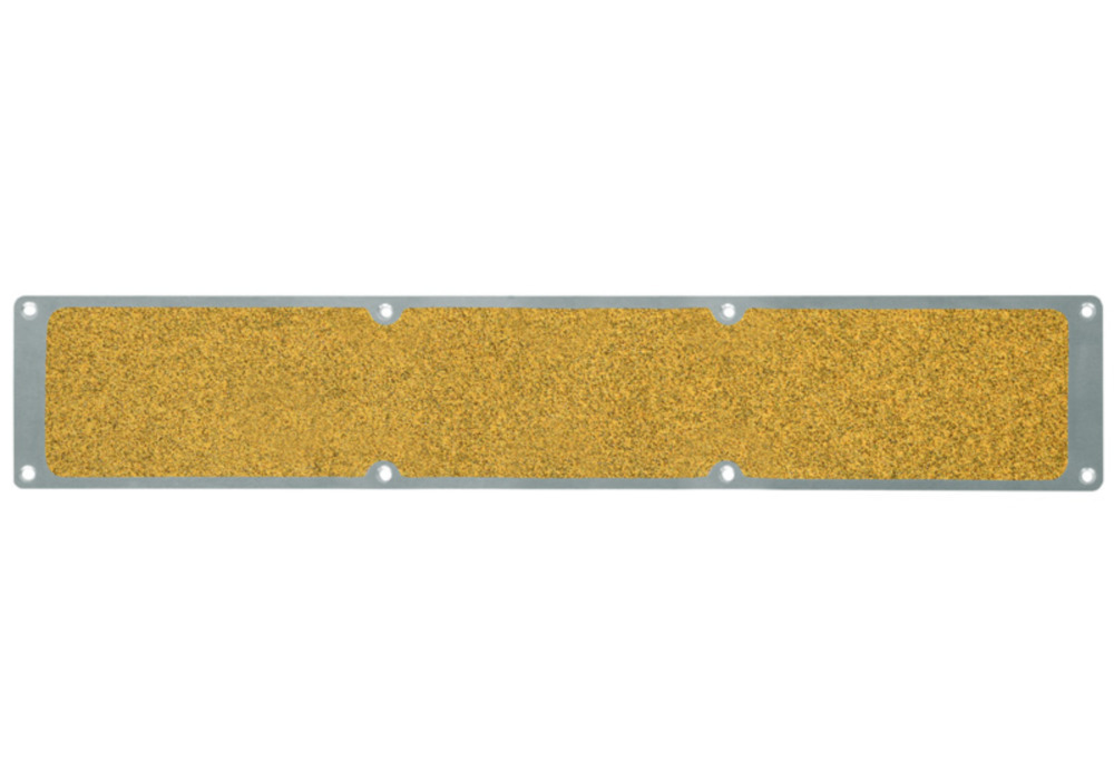 Protiskluzová podložka, aluminium m2, Public 46, žlutá, 1000 x 114 mm - 1