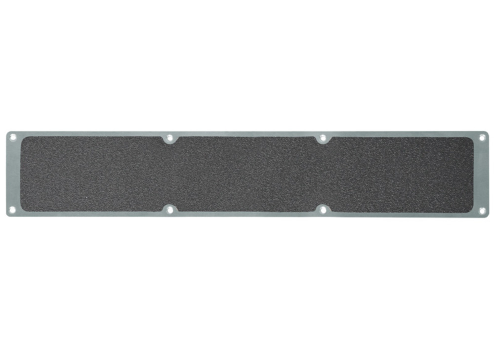 Placa antideslizante, aluminio, Easy Clean, gris, 1000 x 114 mm - 1