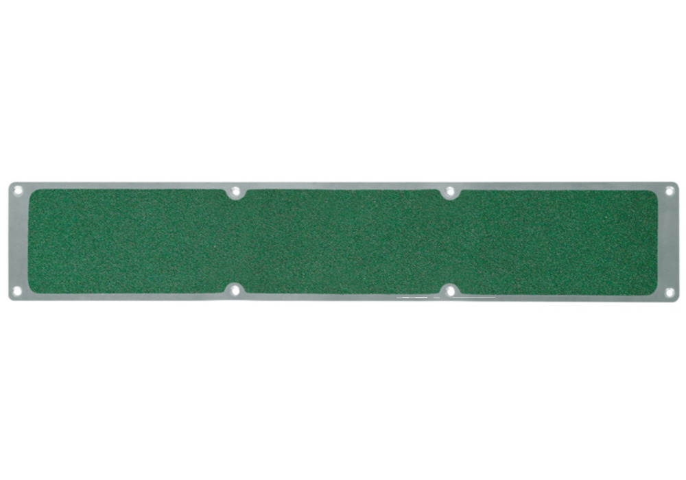 Antirutschplatte, Aluminium m2, Universal, grün, 1000 x 114 mm - 1