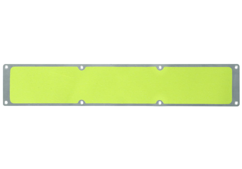 Antirutschplatte, Aluminium m2, Signalfarbe, gelb, 1000 x 114 mm