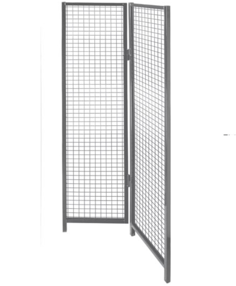 Partition wall system 9200, Vario corner panel, W 500/500 mm, dust grey - 2