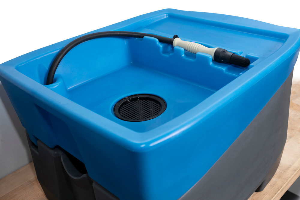 Komponenttvätt bio.x A25, mobilt tvättbord för miljövänlig lösningsmedelsfri rengöring - 3