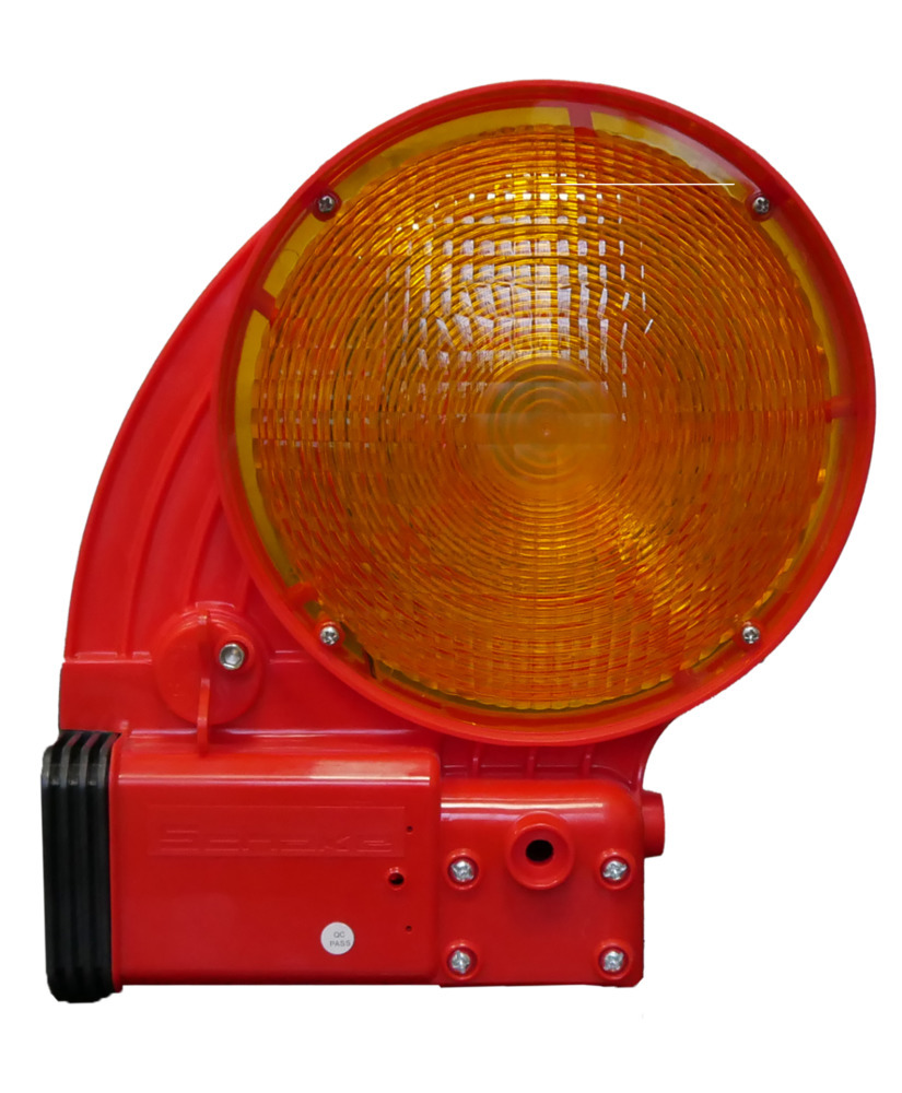 Feu de balisage pour balises de chantier, sortie de lumière double face, rouge - 1