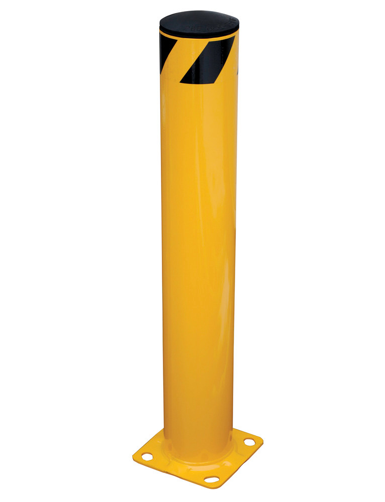 Vestil Steel Pipe Safety Bollard 36 In. x 5-1/2 In. Yellow - 1