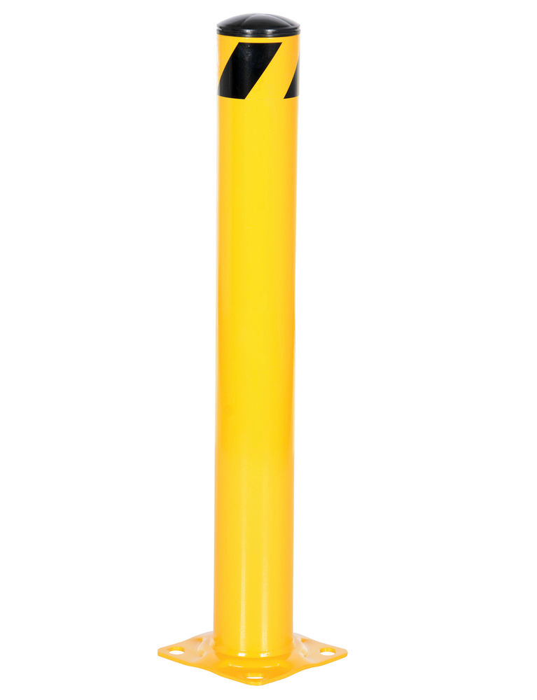 Vestil Steel Pipe Safety Bollard 36 In. x 4-1/2 In. Yellow - 1