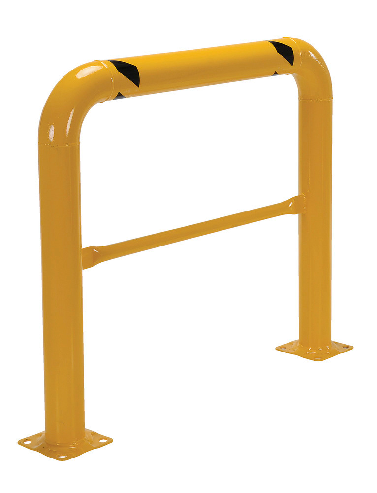 Vestil Steel High Profile Machinery and Rack Guard 48 In. x 42 In. x 4 In. Yellow - 1