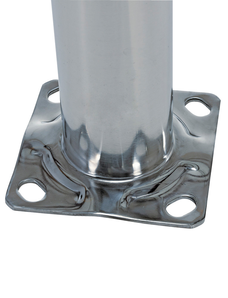Vestil Stainless Steel Pipe Safety Bollard 42 In. x 4-1/2 In. Silver - 3