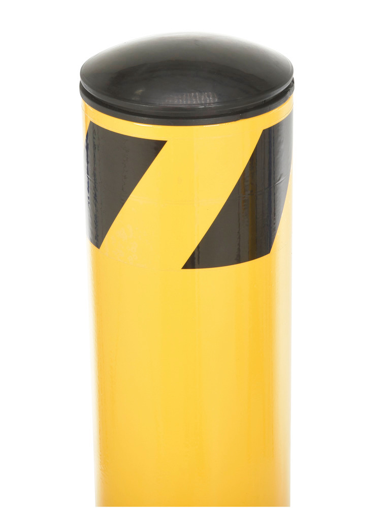 Vestil Steel Surface Mounted Removable Pipe Safety Bollard 42 In. x 4-1/2 In. Yellow - 7