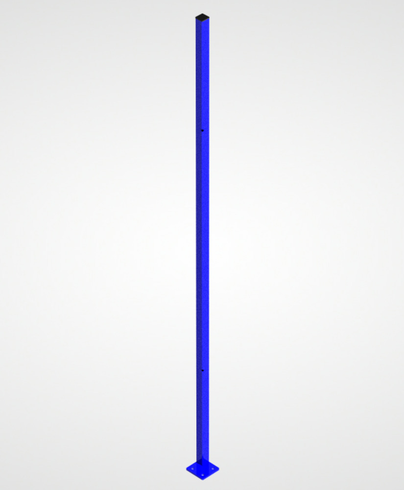 Sistema di pareti divisorie 9200, montante angolare, blu oltremare - 1