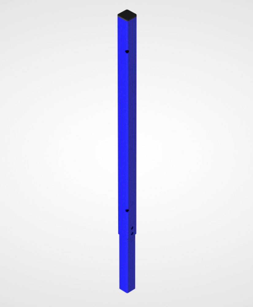 Partition wall system 9200, corner and add-on post, ultramarine blue - 1