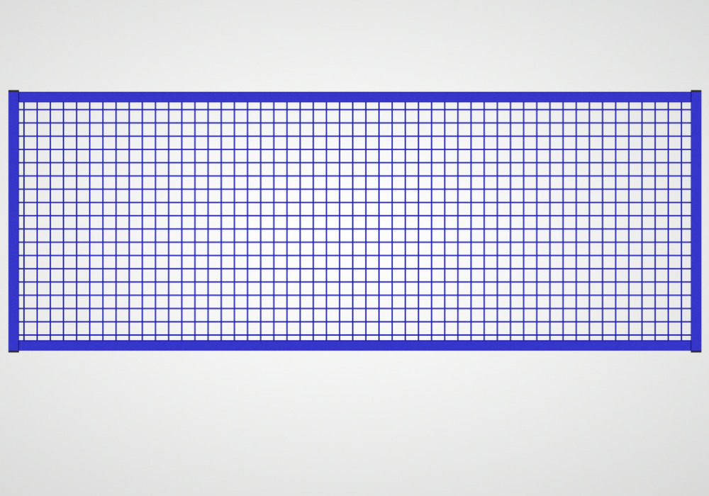 Sistema di pareti divisorie 9200, elemento sopralzo per porta scorrevole L 2000 mm, blu oltremare - 1