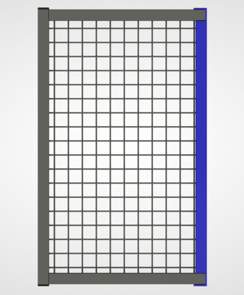 Sistema di pareti divisorie 9200, elemento sopralzo per profilo di rivestimento, grigio polvere - 2