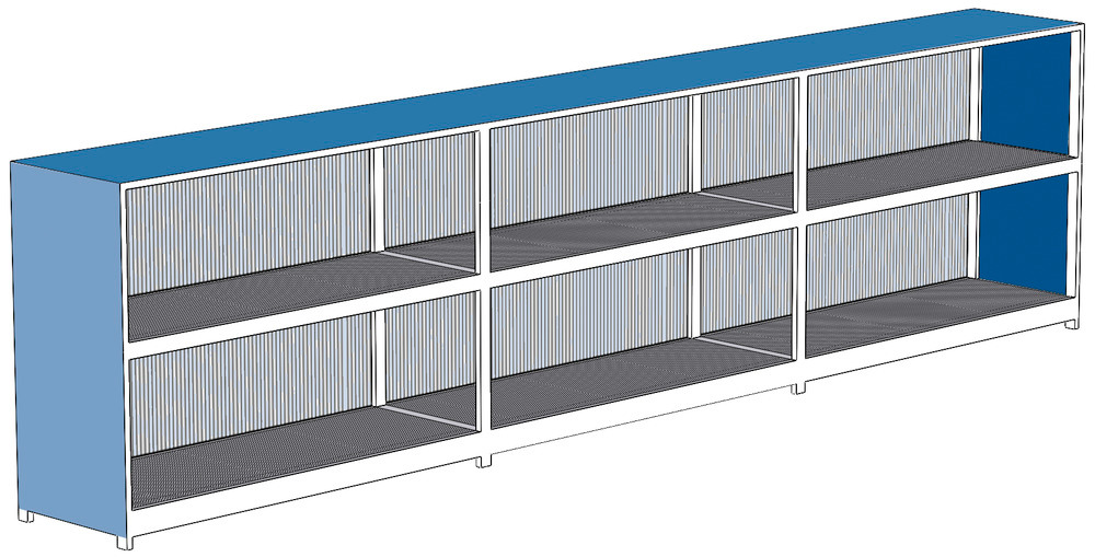 Conteneur 2 PK 1214 OST ISO, portes coulissantes, isolé en laine de roche, 18 cuves ou 72 fûts - 2