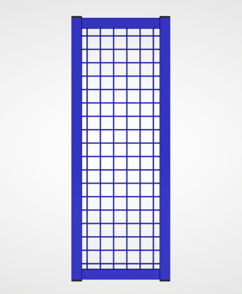 Sistema di pareti divisorie 9200, elemento sopralzo L 300 mm, blu oltremare - 1
