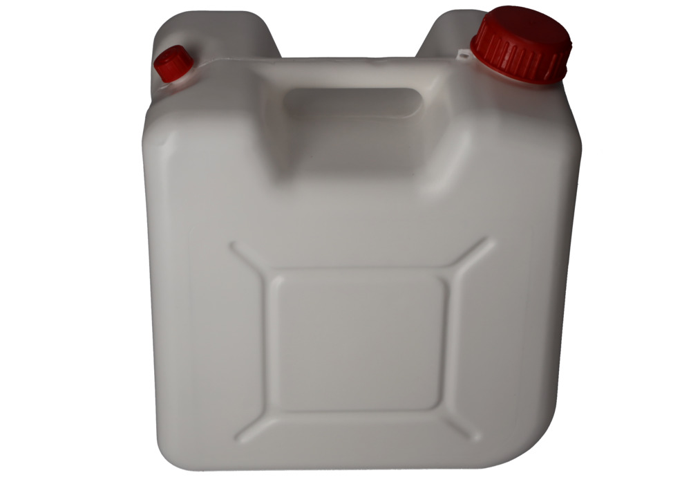 Jerricã para gestão de resíduos em PE-HD, bocal de enchimento e rosca de ventilação, 10 L, branco - 5