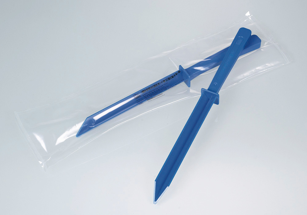 Food spatulas, blue, PS, sterile, 150 mm - 5