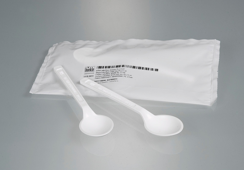 Spoon LaboPlast single-use, PS, 2,5 ml - 4