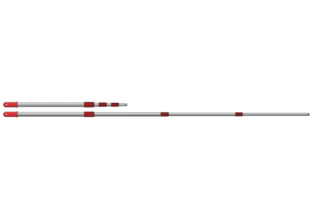 Telescopic rod, infinitely adj. 125-250 cm, 2 rods - 1