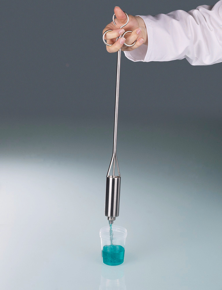 Liquid-Sampler, open with thumb, V4A, 50 ml - 2