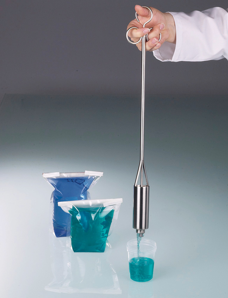 Liquid-Sampler, open with thumb, V4A, 50 ml - 1