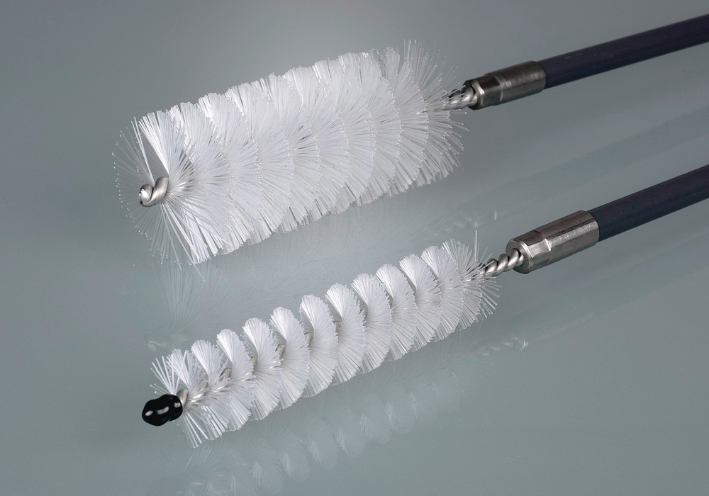 Cleaning brush, length 100 cm, Ø 25 mm, PVC/V2A - 3