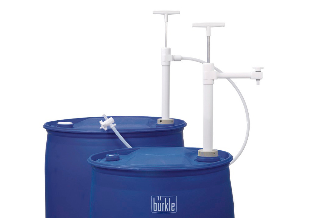 PTFE barrel pump Ultrapure w/discharge tube, 60 cm - 3