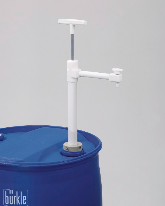 PTFE barrel pump Ultrapure w/discharge tube, 60 cm - 5